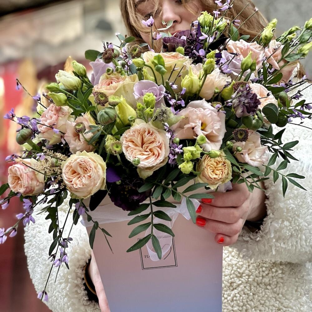 Коробка с цветами 