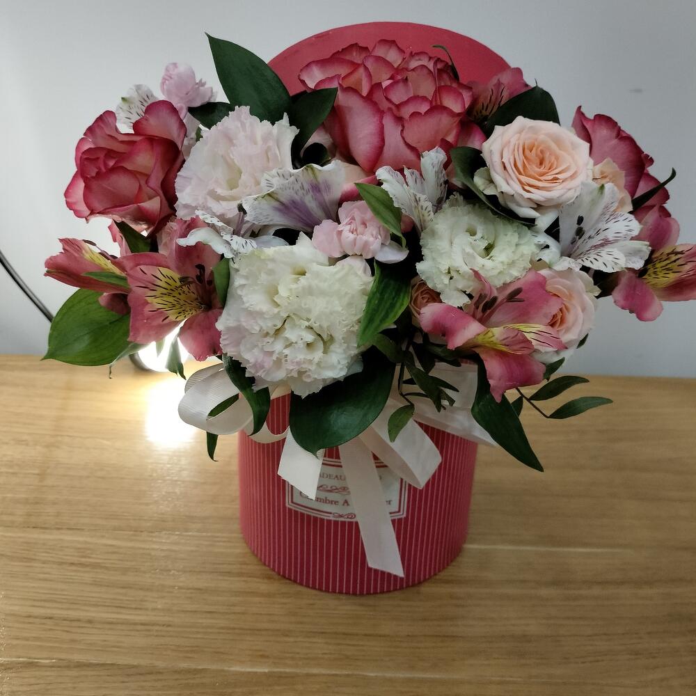 Цветы в коробке