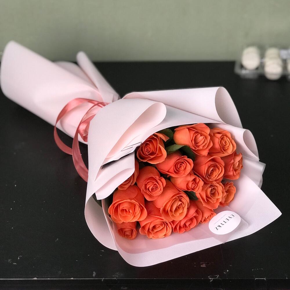 15 роз Orange