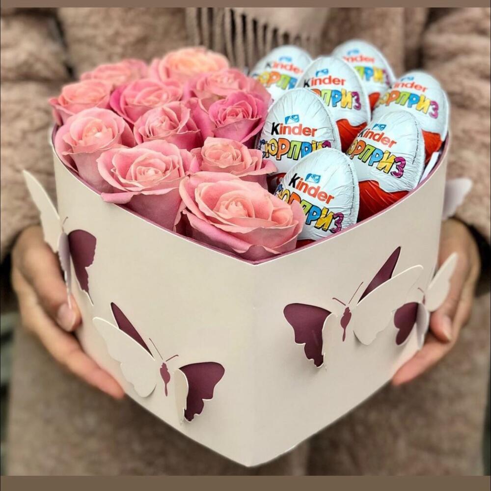 Цветы в коробке