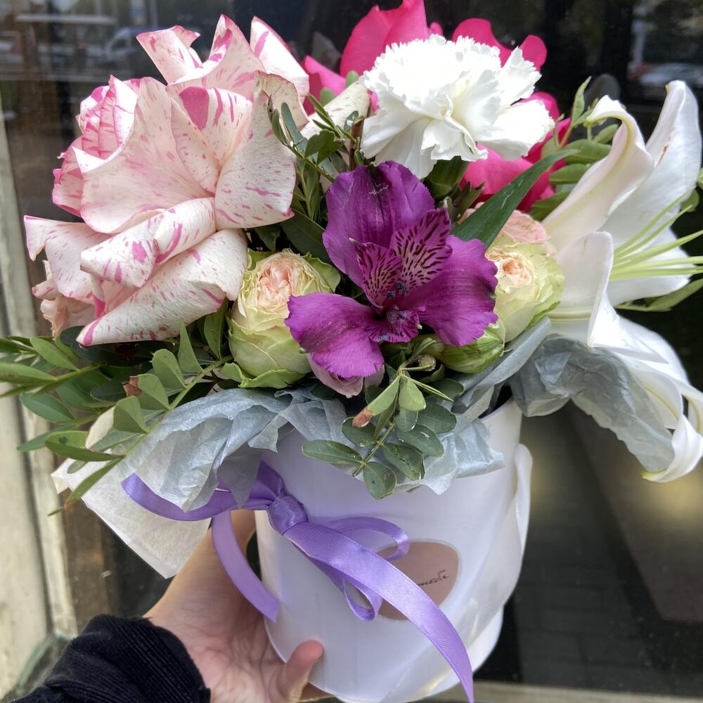 Цветы в коробке 